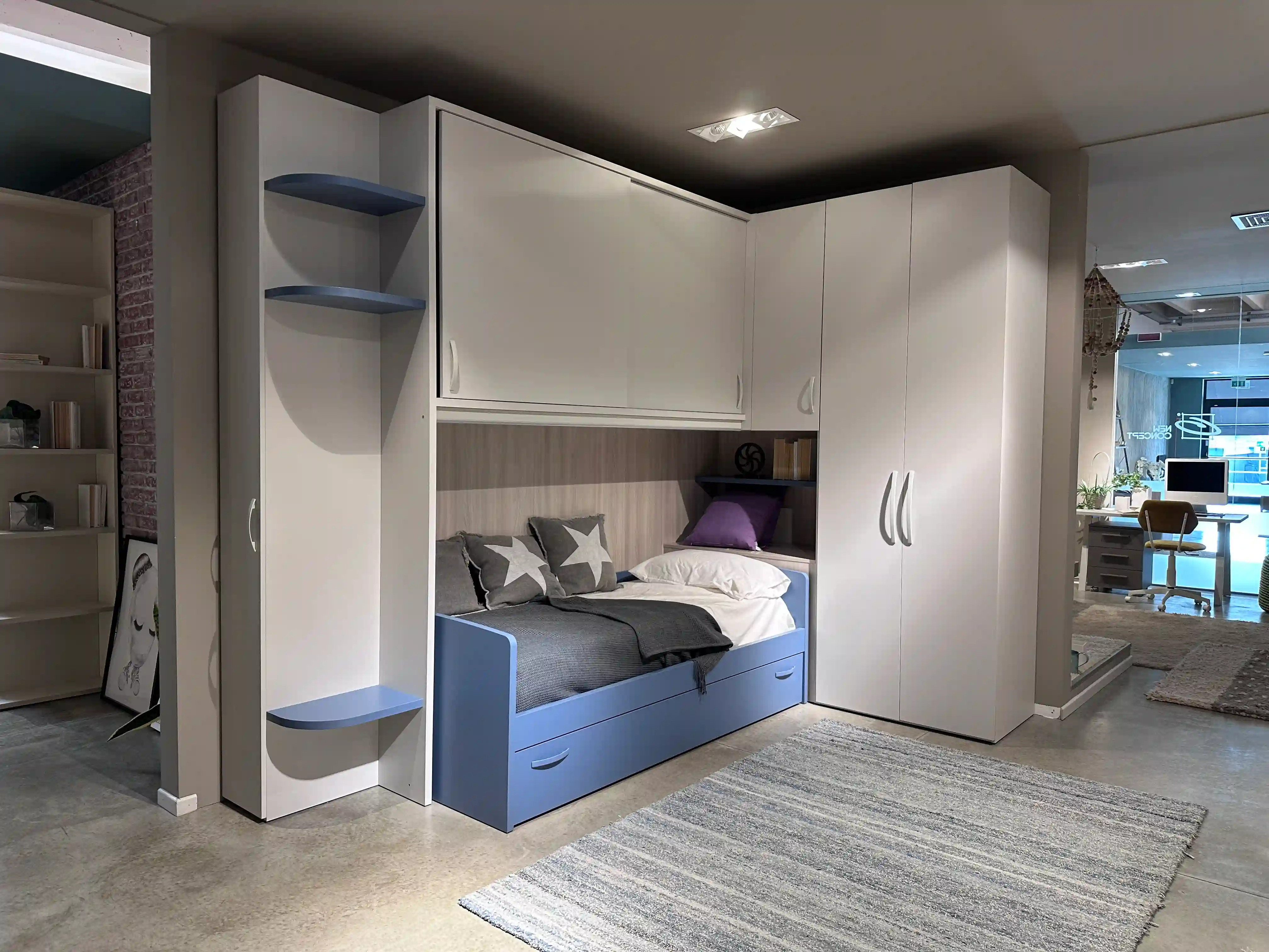 Cameretta con ponte angolare