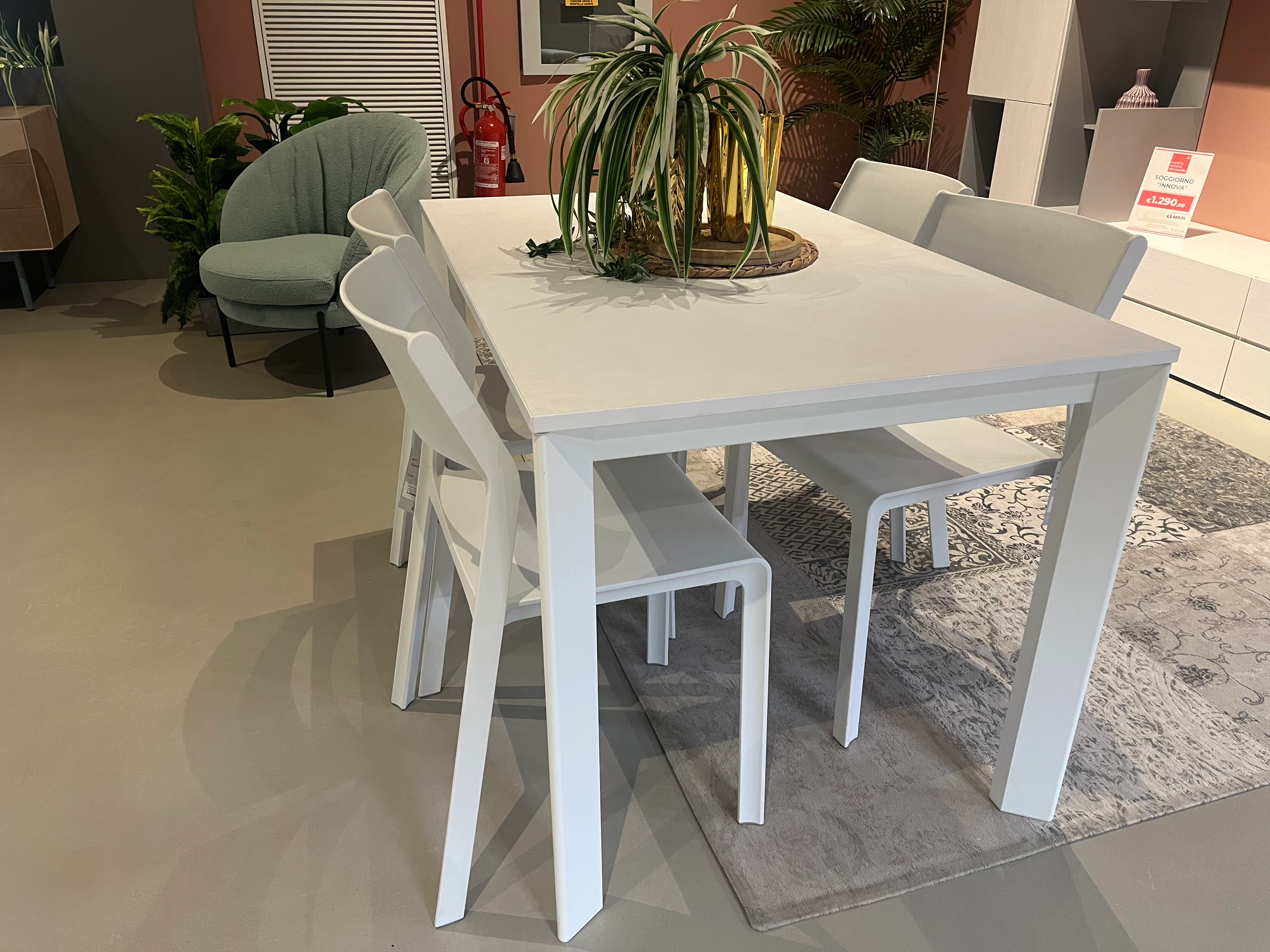 Set Zero51 con tavolo allungabile