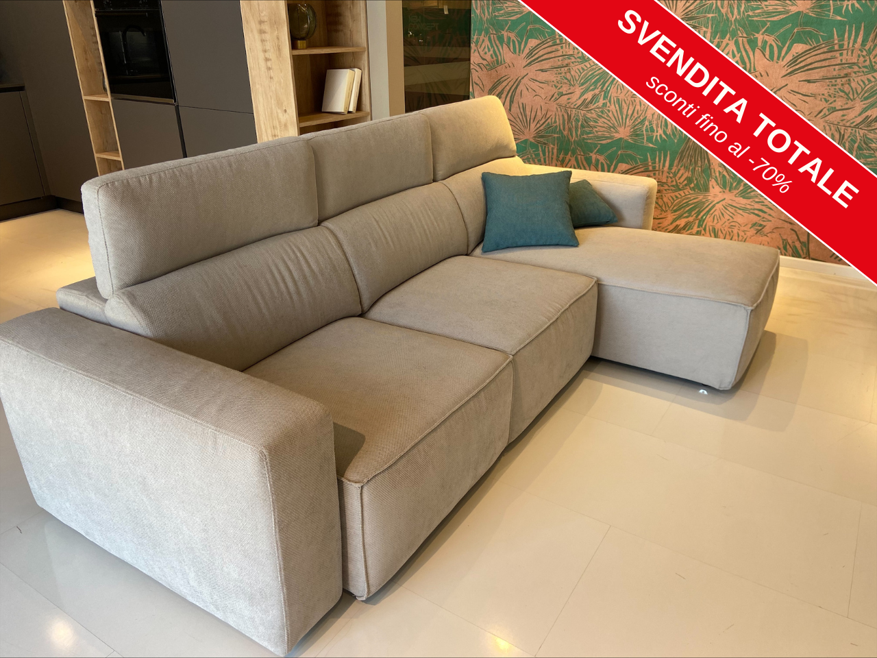 Divano Hill con chaise longue