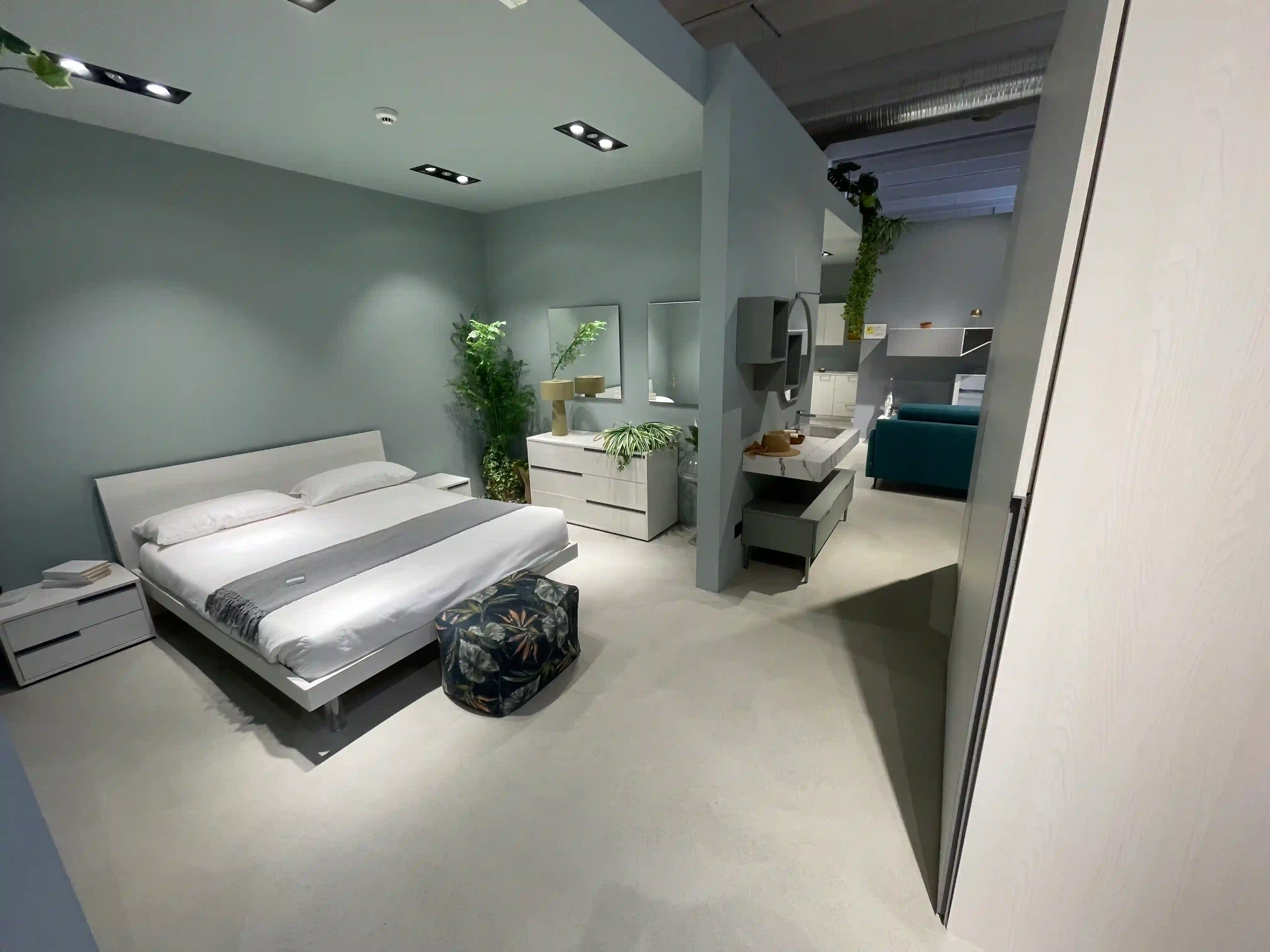 Camera completa Star in olmo sbiancato e grigio