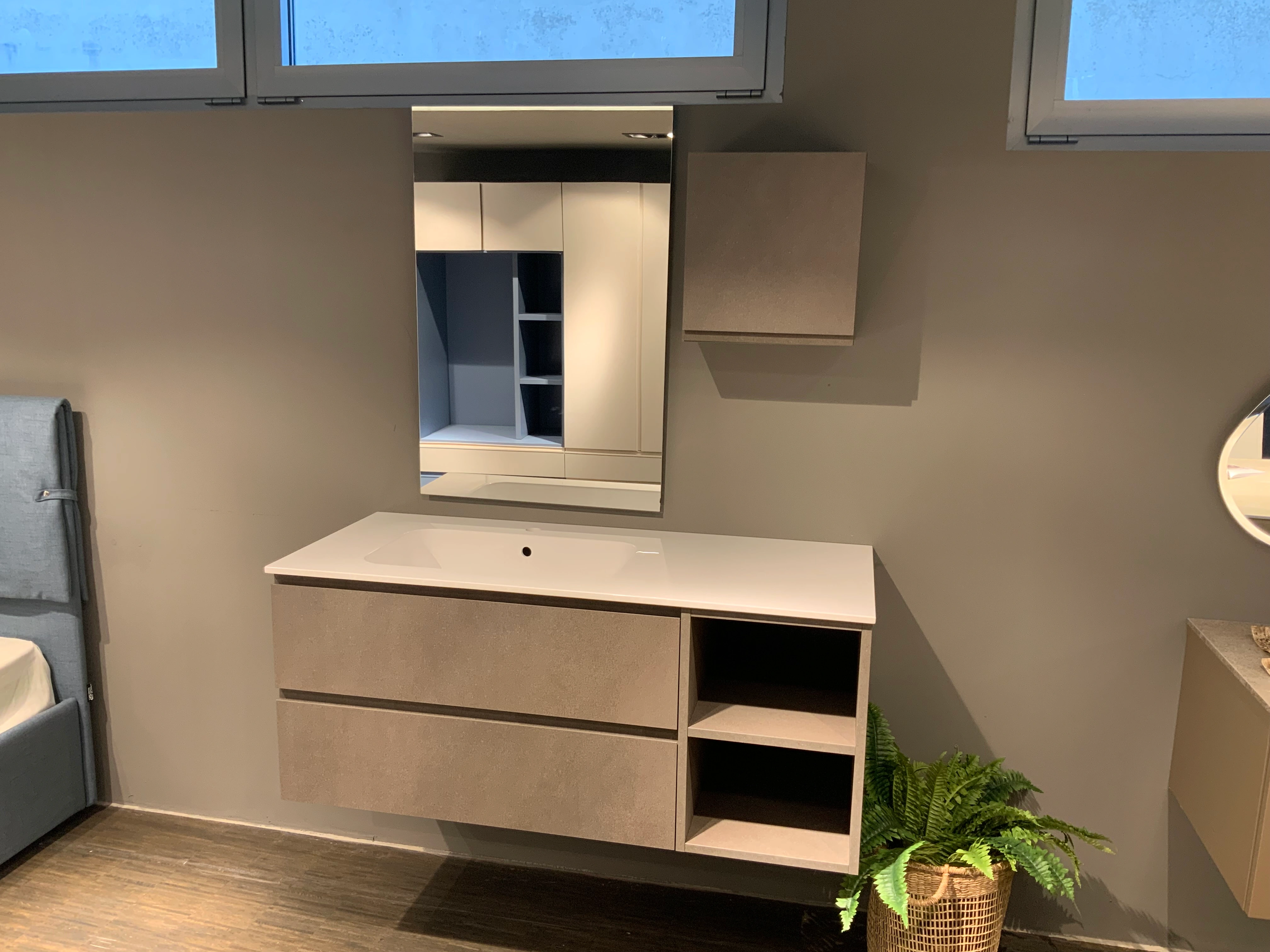 Mobile bagno in finitura Crete