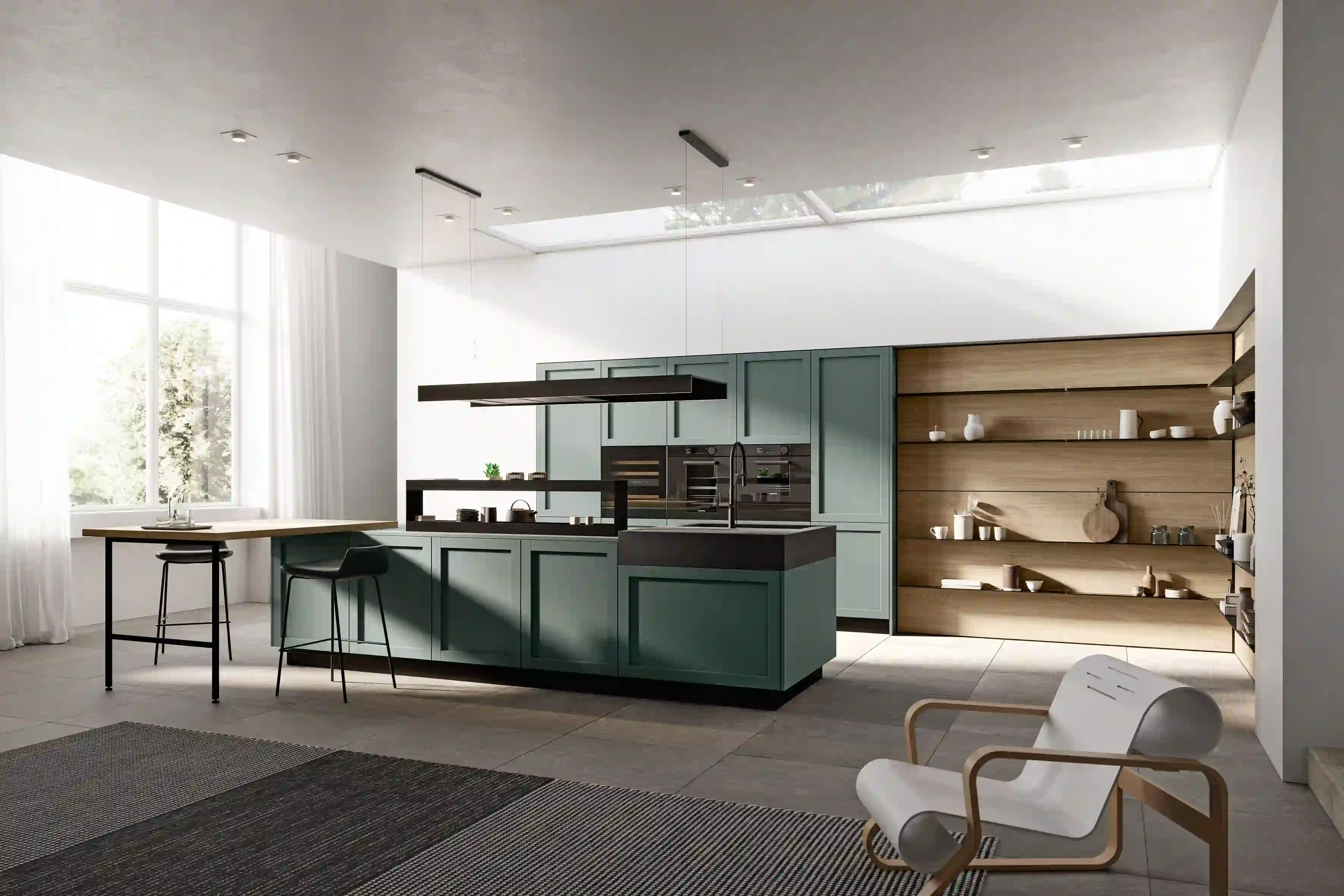 Cucina con isola Alma