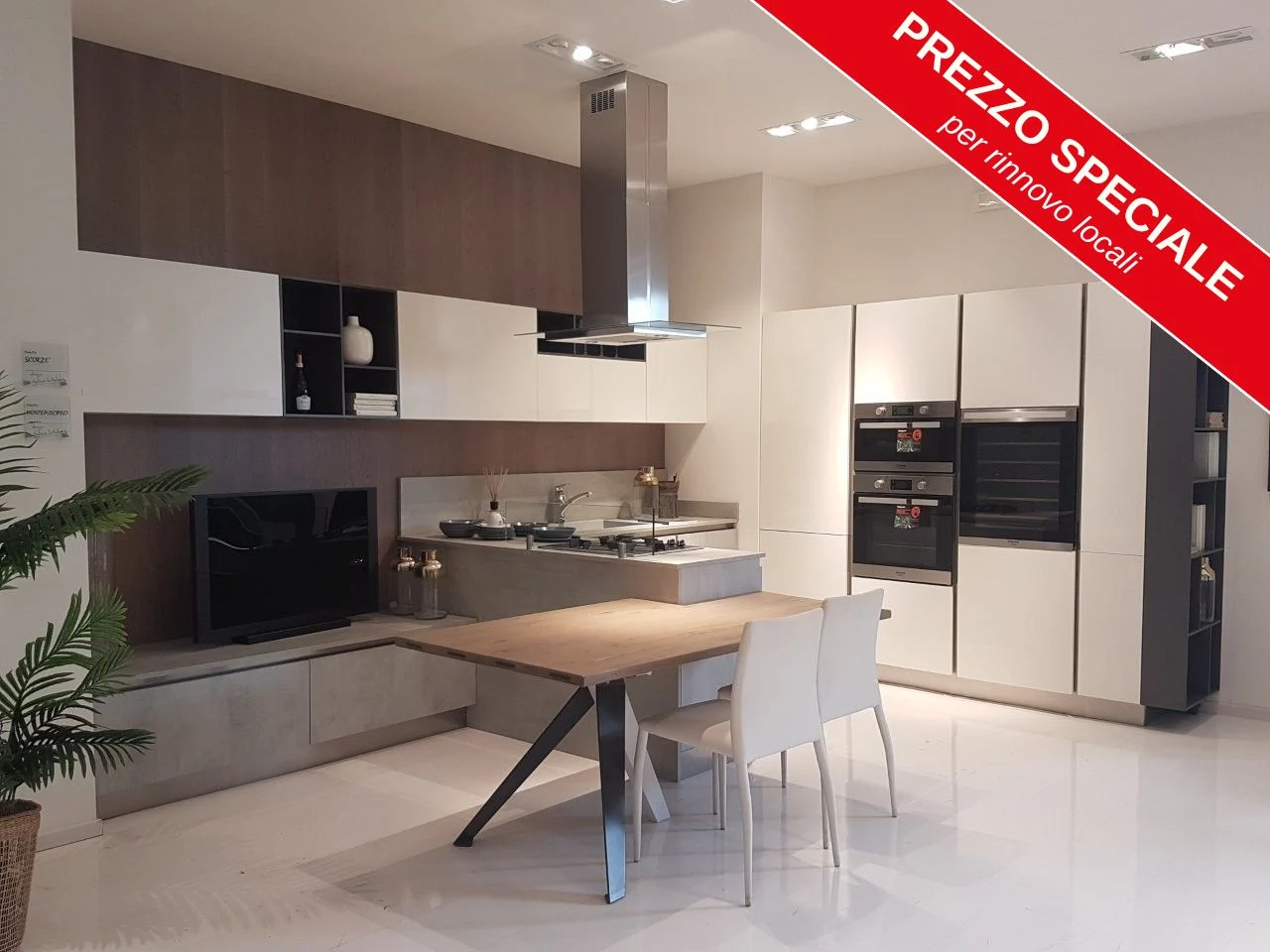 Cucina Arredo3 Kalì bianco lucido