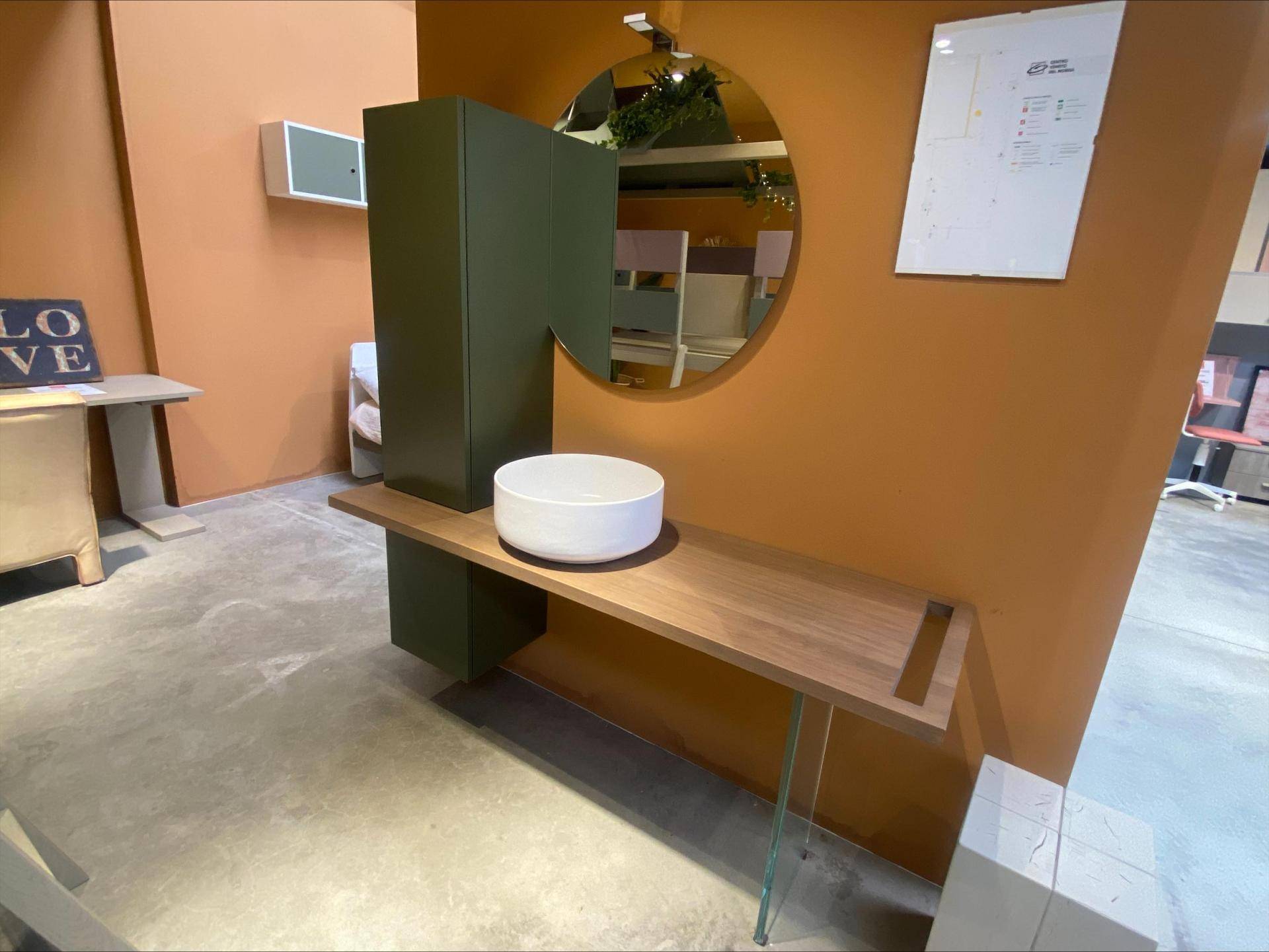 Mobile bagno con piano artigianale