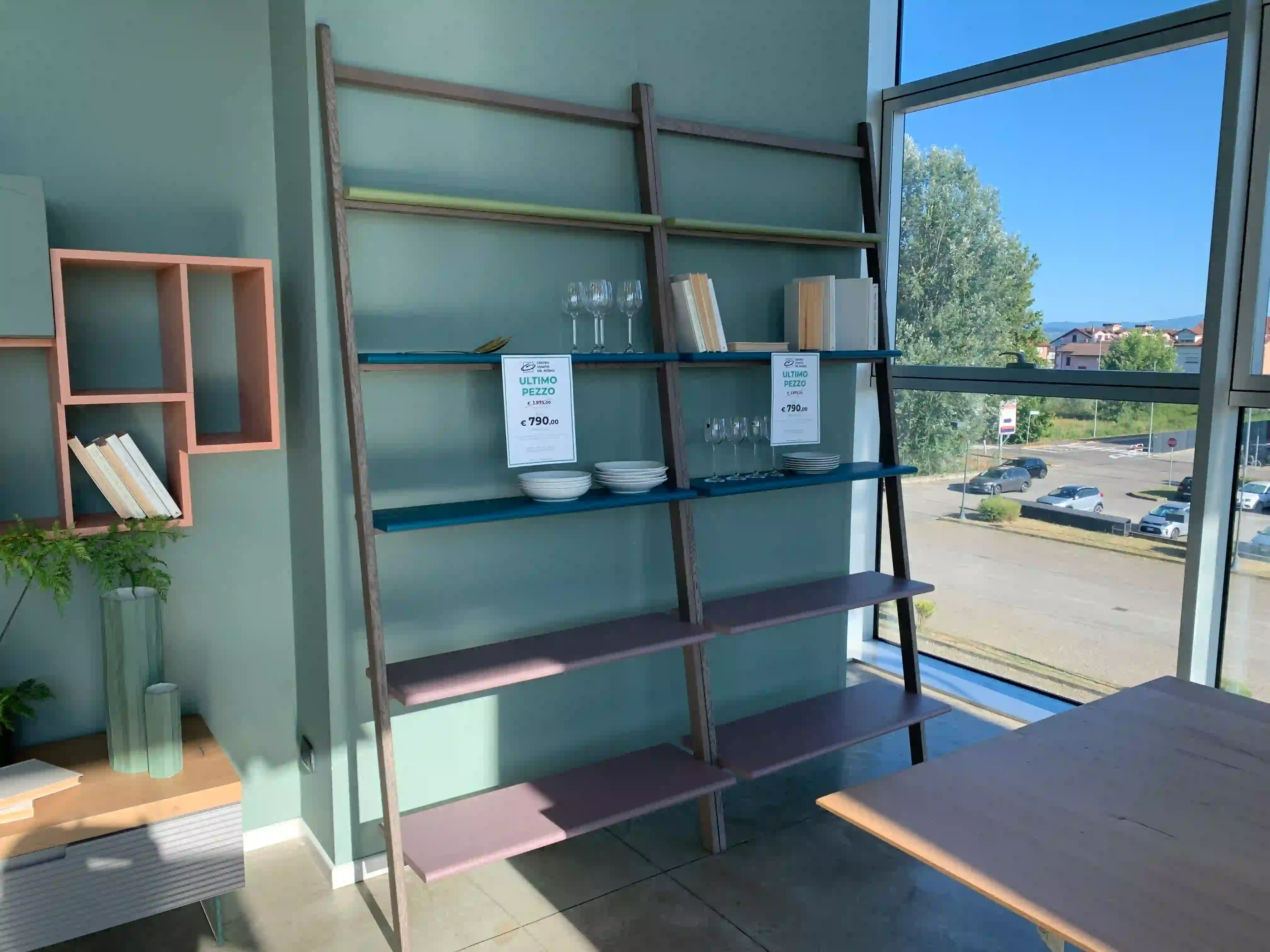 Librerie modello Klass con ripiani in rovere