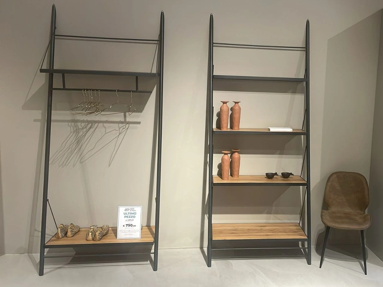 Libreria moderna Easy Closet finitura holand naturale