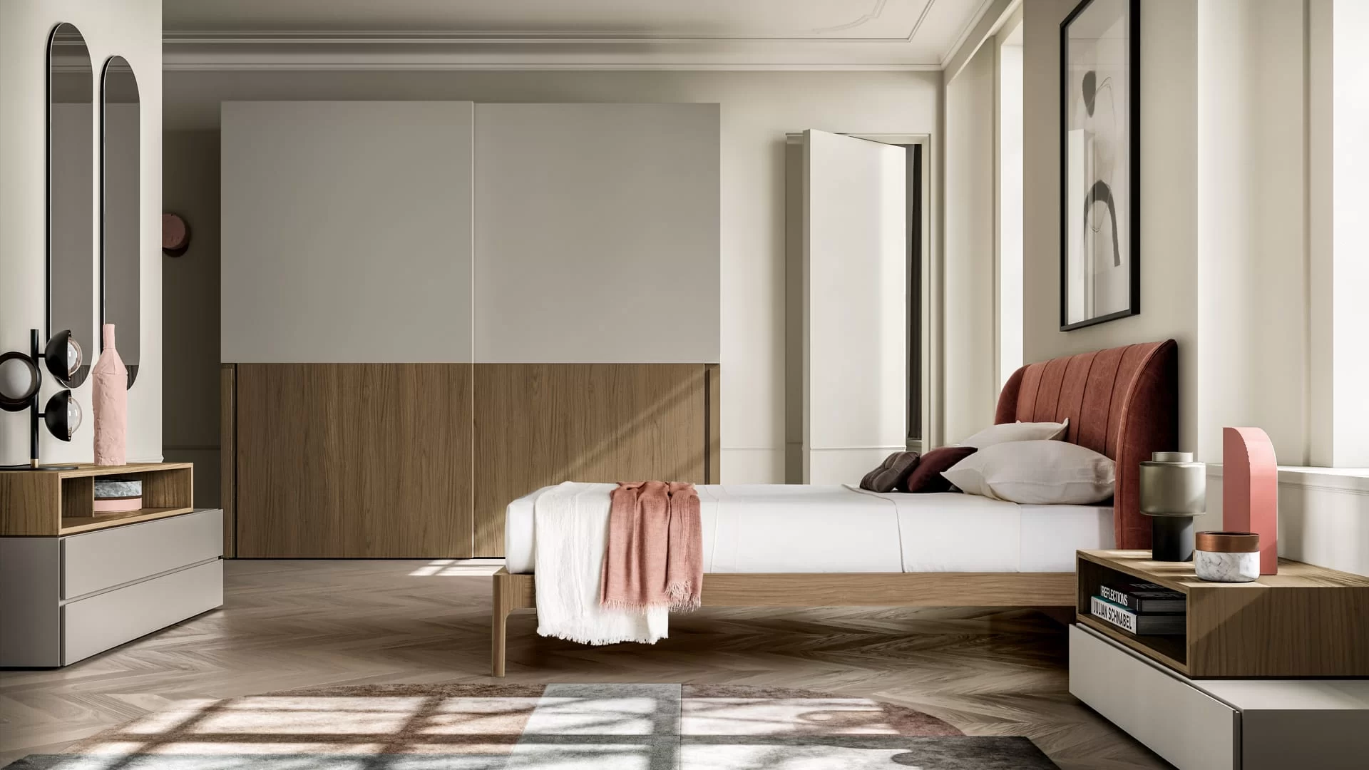 Letto imbottito Scirocco