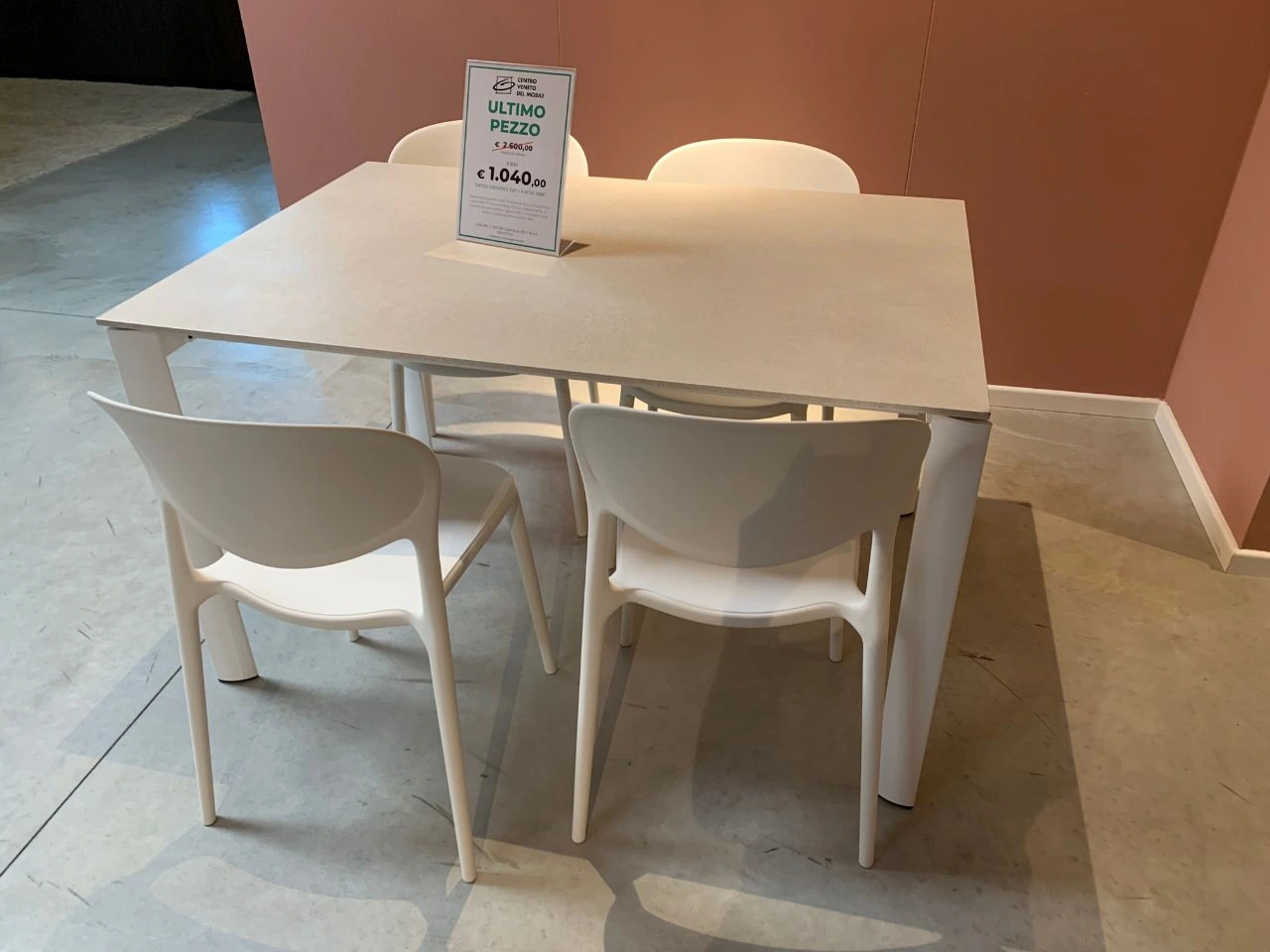 Set tavolo Eminence con 4 sedie
