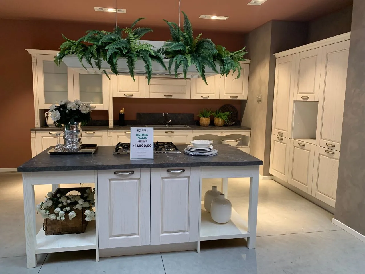 Cucina Arredo3 Verona bianca con top laminato