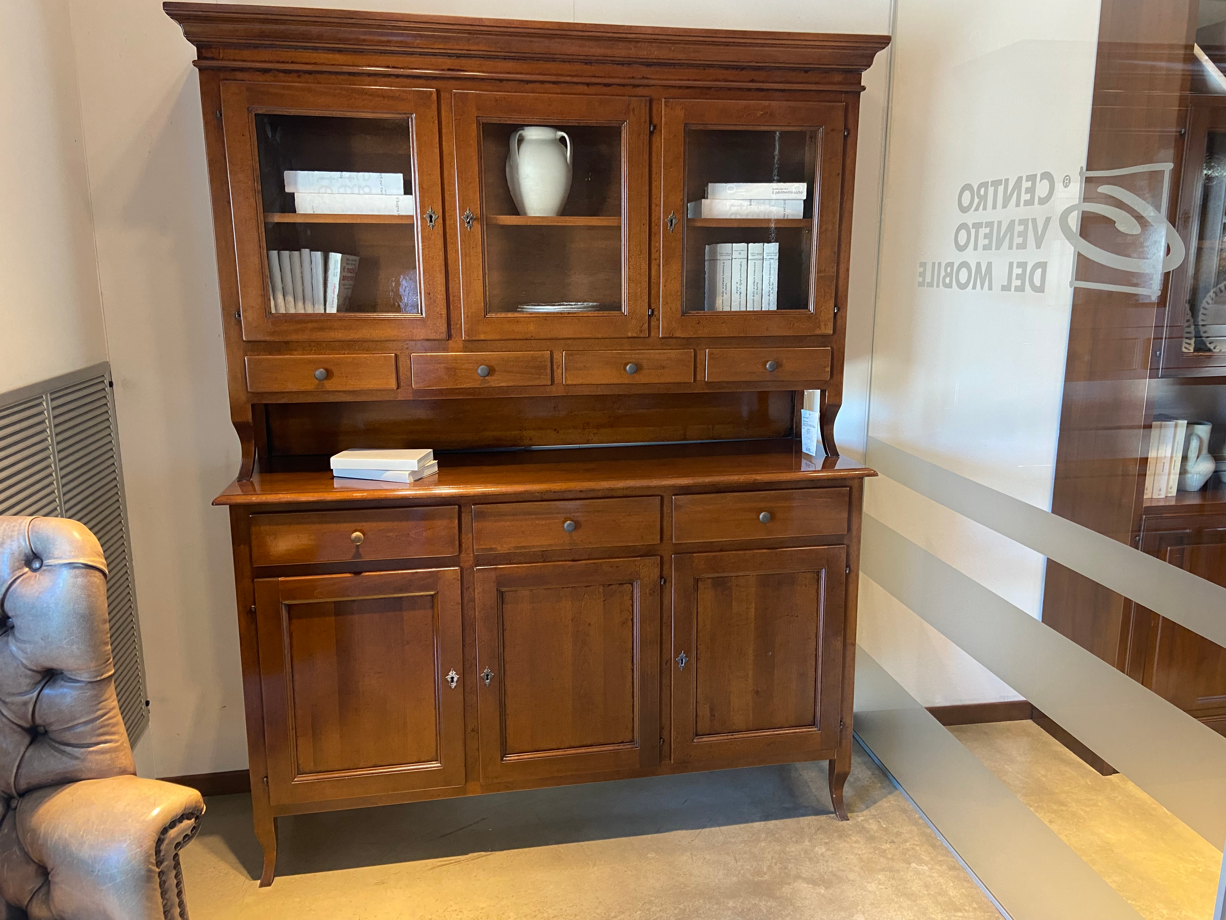 Stipo 3 ante in finitura antiquariato per tiglio