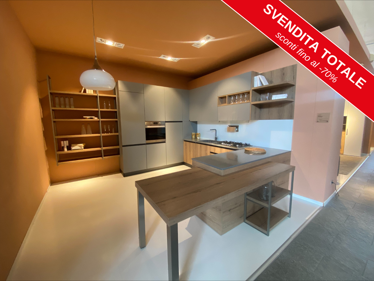 Cucina Arredo3 Kalì finitura Cuoio