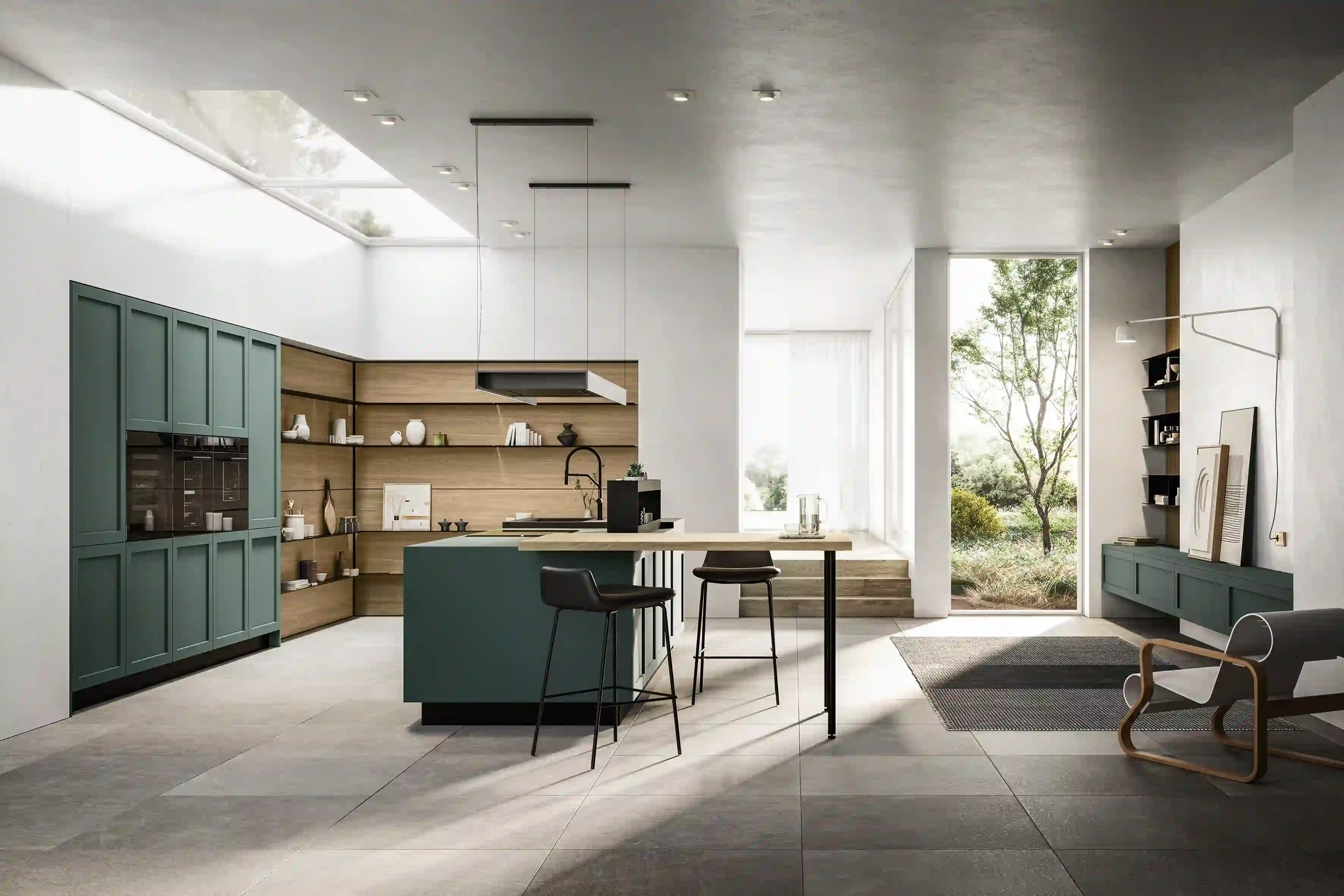 Cucina con isola Alma