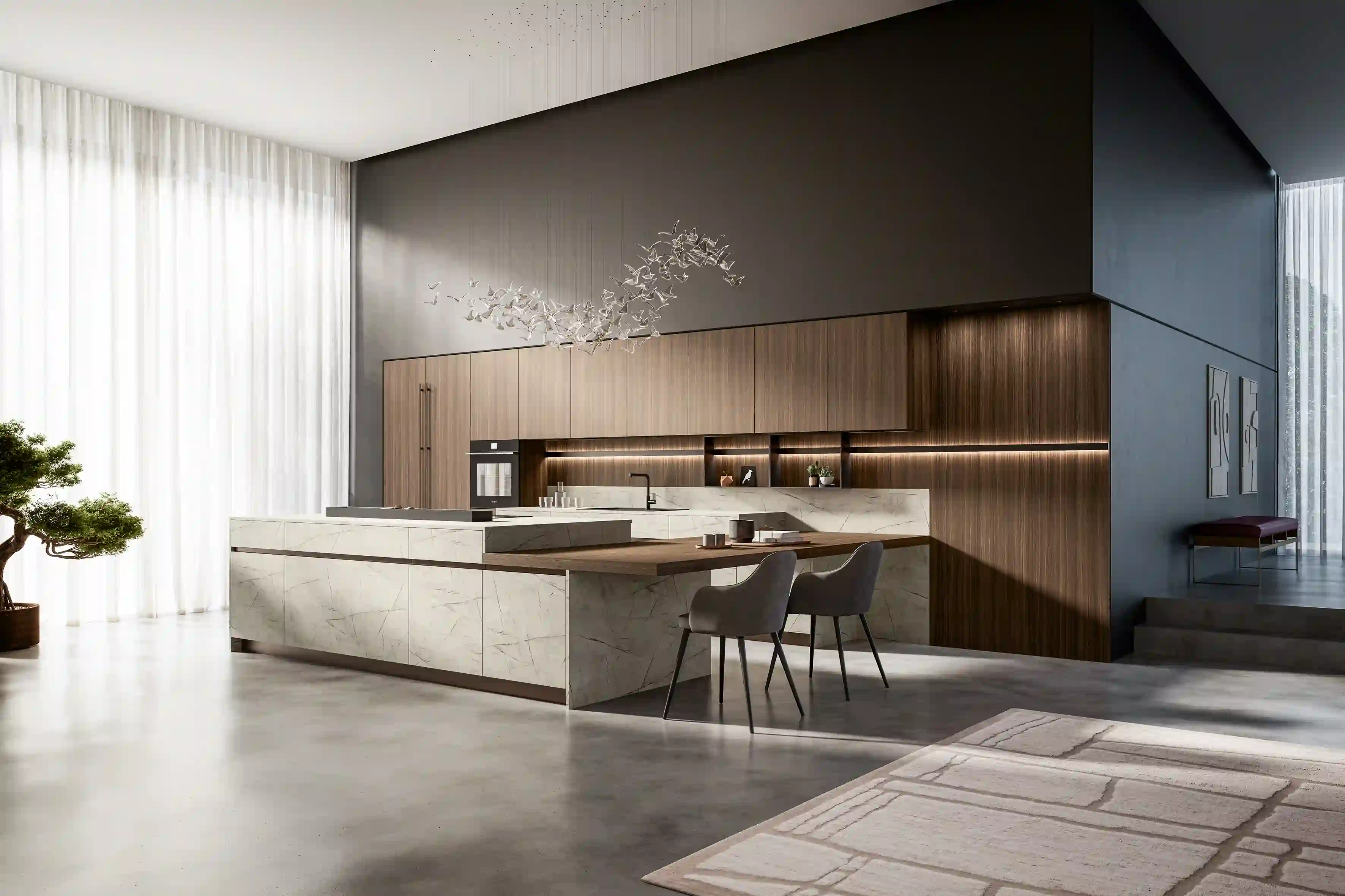 Cucina con isola Kalì