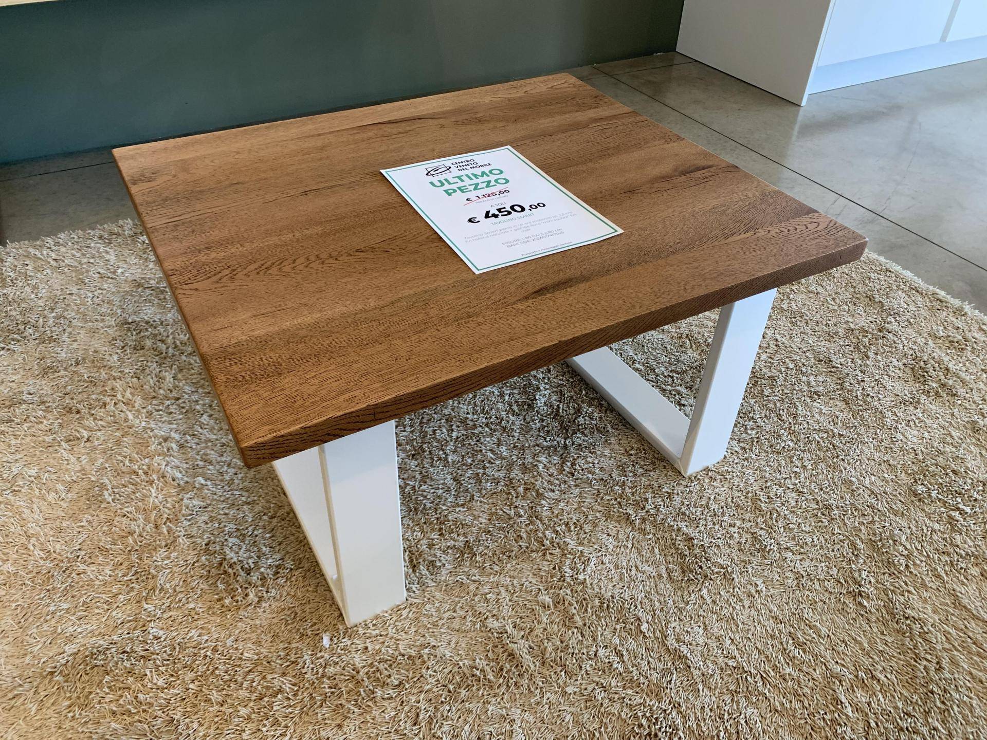 Tavolino Smart in rovere materico