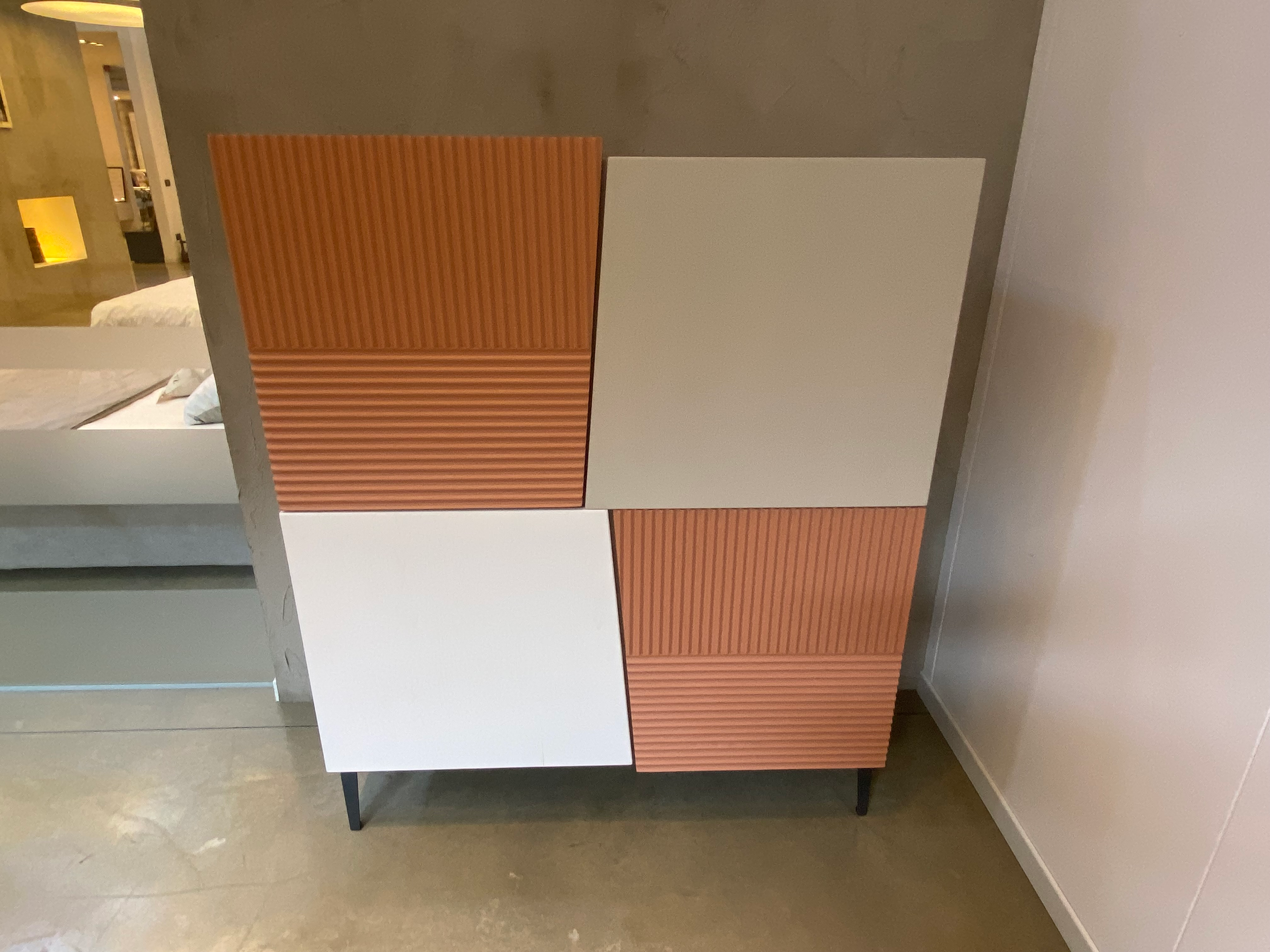 Dispensa in rovere 4 ante battenti