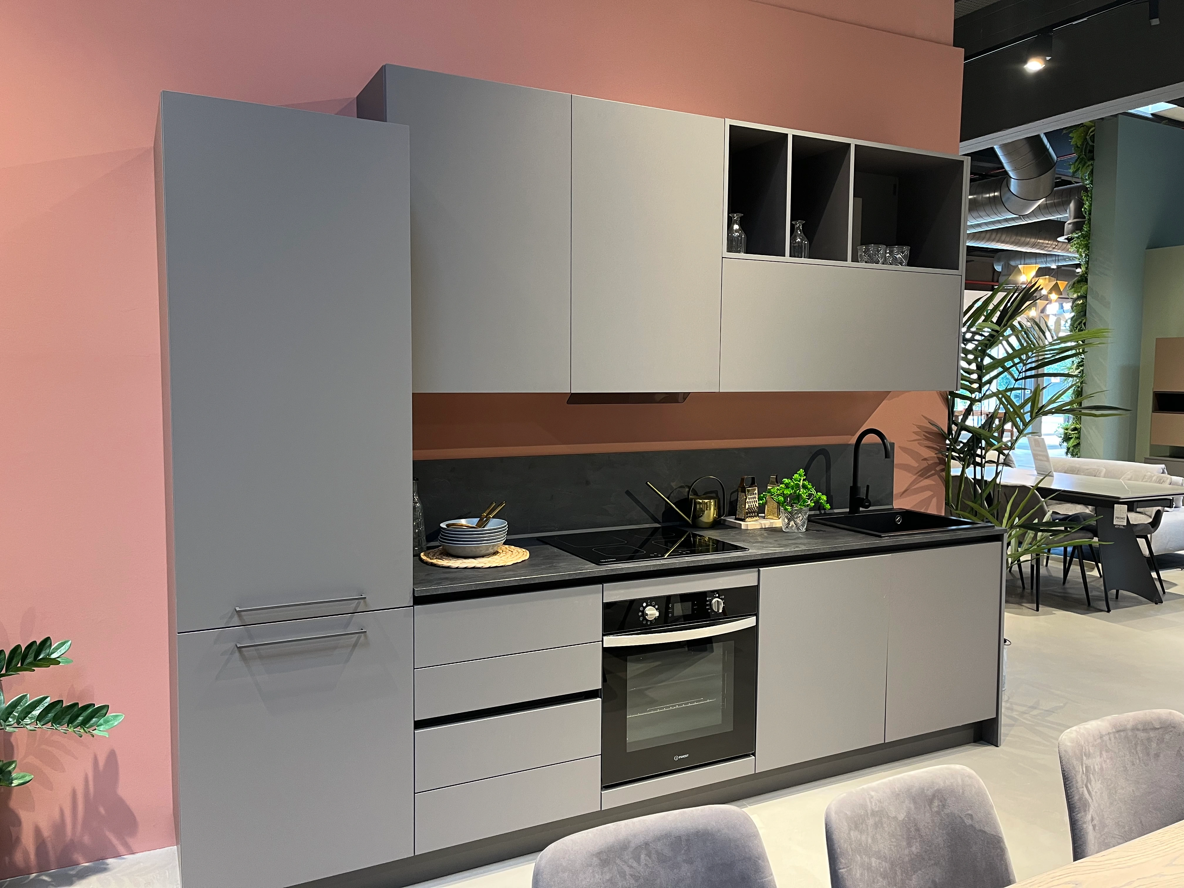 Cucina Cloe lineare con gola