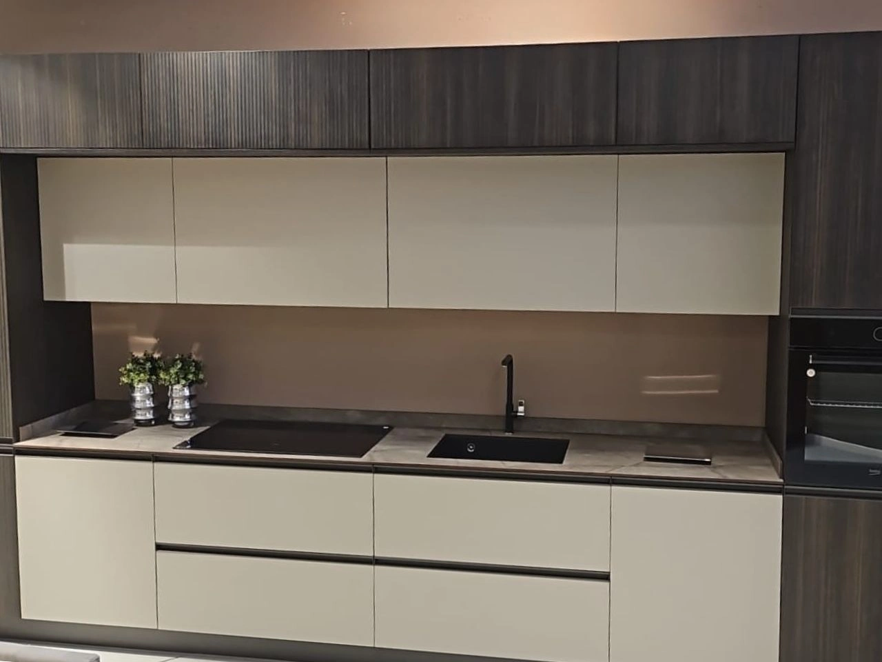 Cucina a ponte lineare Kalì