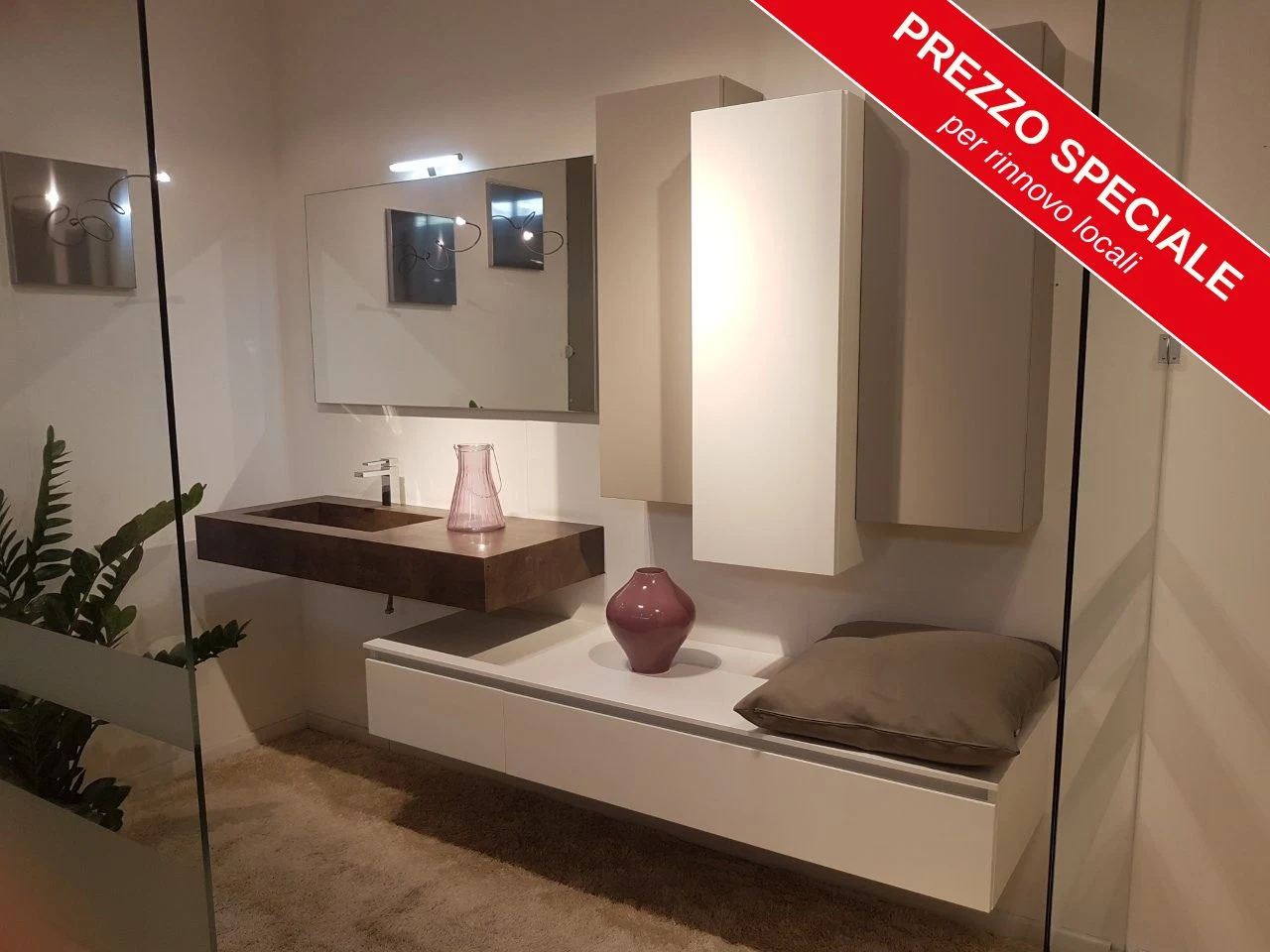 Mobile bagno in top HPL